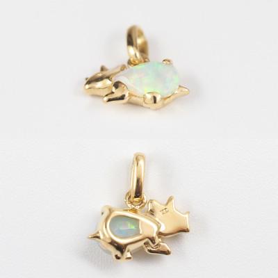 ふるさと納税 山梨県 【山梨県】【ジュエリー】K18 Triceratops/トリケラトプス ペンダント |  | 01