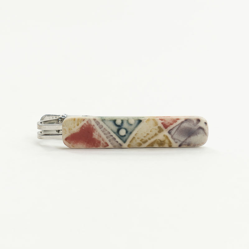 【ふるさと納税】陶器タイピン　SH-MN201　 工芸品 タイピン ビジネス 半磁器