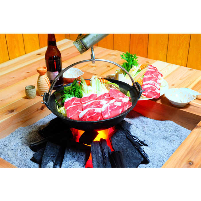 B-1a しし鍋付き食事券（ペア）