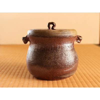 ふるさと納税 上島町 備前焼　耳付水指・一点もの (桐箱付き)　ty-007 |  | 01