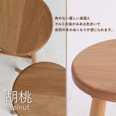 ふるさと納税 高山市 クルミのハイスツール GF045 |  | 01