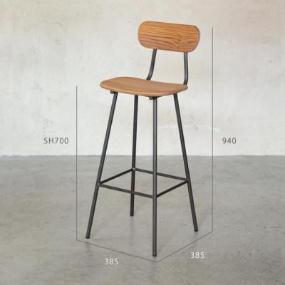 ふるさと納税 豊能町 【2脚セット】杉 カウンターハイスツール |  | 03