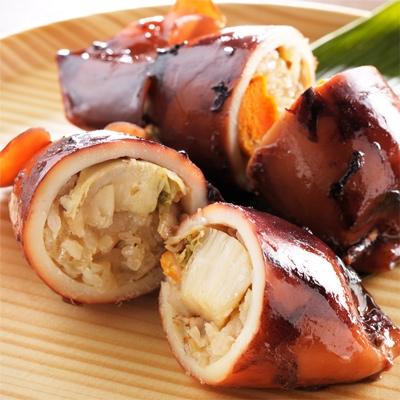 ふるさと納税 せたな町 【北海道産】漁師のいかめし アラカルト12本 プレーン ホタテ わかめ&ゴマ チーズ 海老 うに |  | 02