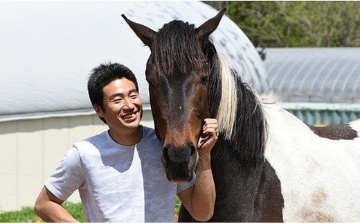 ジオファーム・八幡平では、引退した競走馬（サラブレッド）たちが活躍しています！