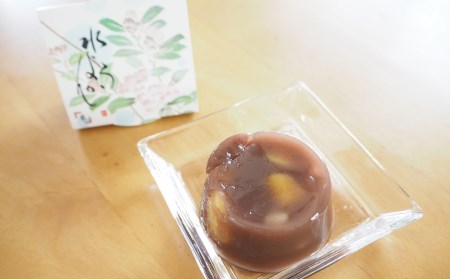 [A068]老舗あんこ屋が作る「水ようかん（こし・栗・かのこ）」詰合せ　9個入