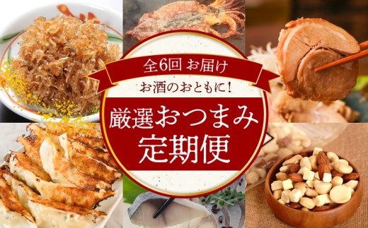 大幅リニューアル！！碧南市がチョイスした厳選定期便！ 【全6回】お酒のおともに！厳選 おつまみの定期便 チャーシュー いかの姿焼き 酢〆 チーズ 無塩 ミックスナッツ 佃煮 山椒ちりめん ぎょうざ すまいる H028-103