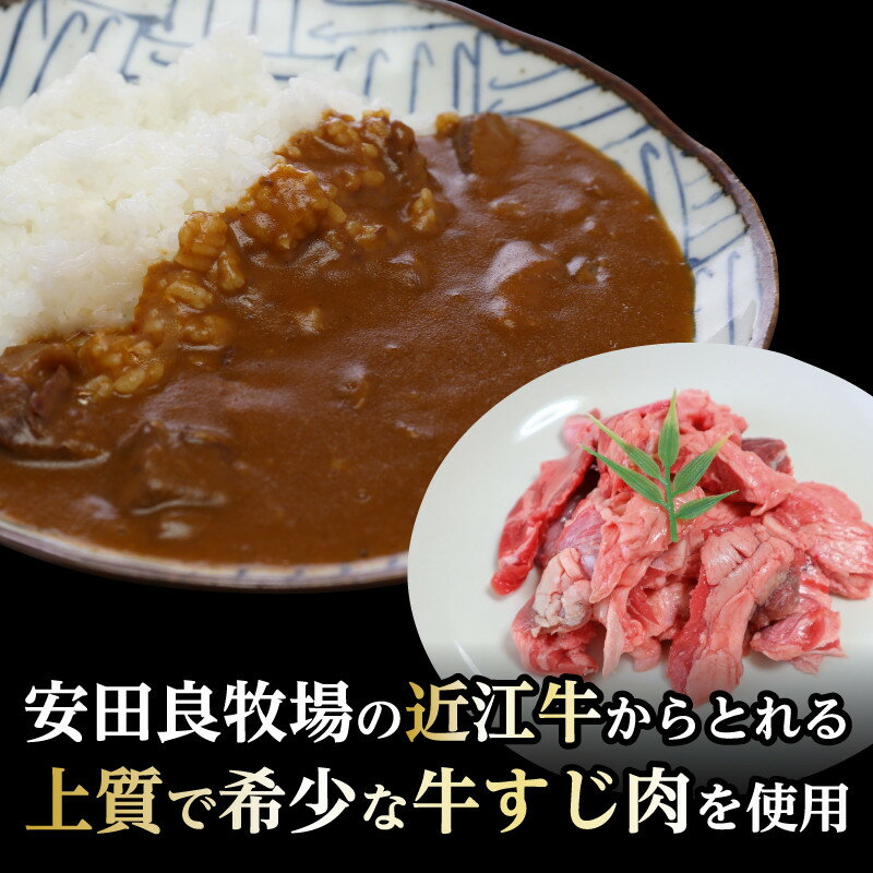 【ふるさと納税】近江牛すじカレー 200g×5食