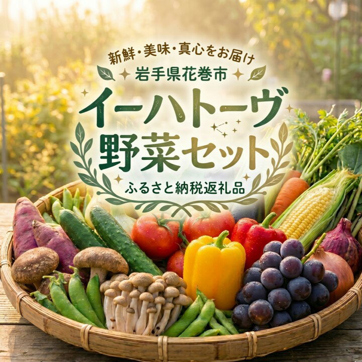 【ふるさと納税】いわて花巻産 イーハトーヴ野菜セット ≪選べる内容量！ お試しセット(6品〜) or 満足セット(9品〜) or もりもりセット(11品〜)≫ ≪定期便 3ヶ月 6ヶ月 12ヶ月≫ 旬 野菜 果物 お楽しみ