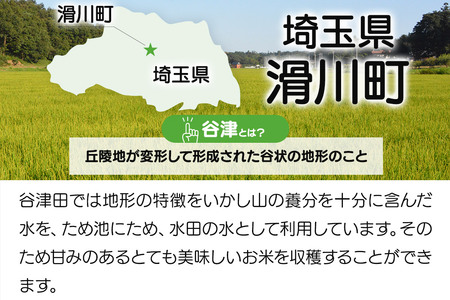 【白米】埼玉県滑川産のお米 「谷津田米」 10kg 令和7年産 埼玉県認証特別栽培