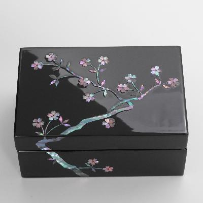 ふるさと納税 高岡市 【高岡漆器】小箱　桜貝入り　大