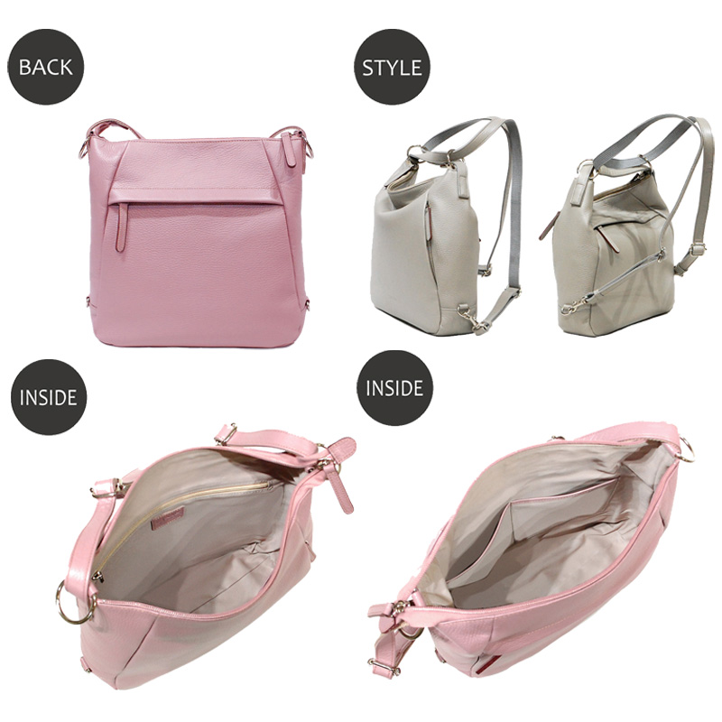 ネオシュリンク 3way リュック&ショルダー【LIME】：フォーン