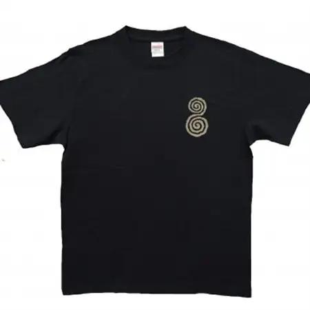 Tシャツ ふとまに 太占 姫川薬石 ネイビー (半袖 Mサイズ)【1619401】