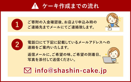 【チョコクリーム】サプライズに最適！ 写真ケーキ 70-100人用 特大サイズ プリント ケーキ お祝い 誕生日 還暦祝い