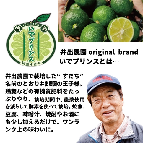 井出農園 ハウスすだち いでプリンス 秀品 1kg