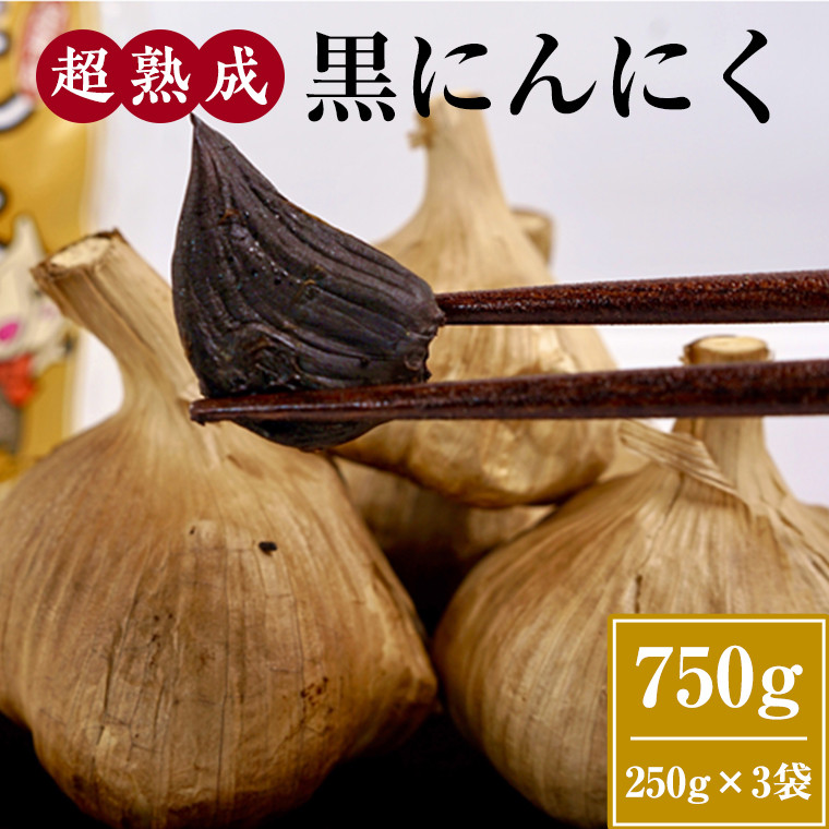 
超熟成 黒にんにく 250g×3袋セット
