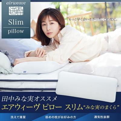 ふるさと納税 大府市 【大府市産新米5合付き】【ピローケース スリム セット】エアウィーヴ ピロースリム