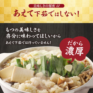 国産和牛もつ鍋（醤油味）2～3人前×2セット ／ もつ鍋【B068】