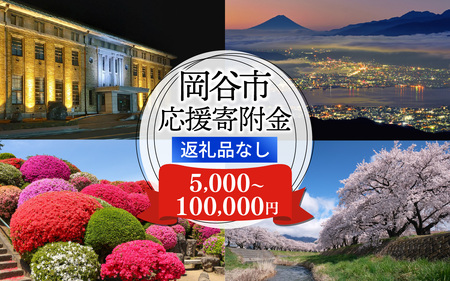 【返礼品なし】長野県 岡谷市 応援寄附金 5,000円