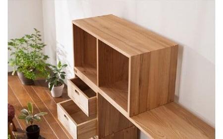 【通常配送】2KOBAKO ニコバコ 国産材 オープン 2段 木製 家具 収納棚 木箱 無垢材 飛騨の家具 収納 スタッキング シンプル ラック おしゃれ 人気 おすすめ 新生活 発送時期が選べる【オ