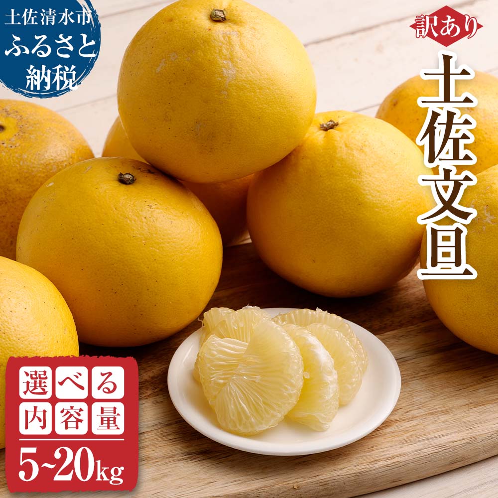 【訳あり】オレンジ園の土佐文旦10kg 柑橘 フルーツ みかん ザボン ぶんたん 先行予約 20000円 2万円
