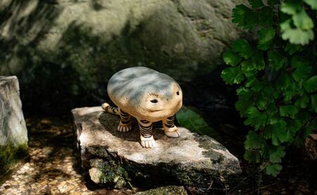 虎子石 / standard / CHUKU JAPONISM 置物 オブジェ 飾り インテリア 浮世絵 幻獣 手作り 手作業 日本製 プレゼント ソフビフィギュア ケンエレファント　墨田区 東京