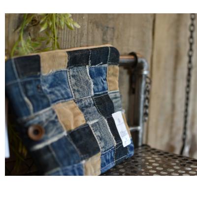 ふるさと納税 川棚町 upcycle　デニムポーチ