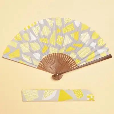【みのや扇舗】/fan/fun扇子（小サイズ：檸檬）