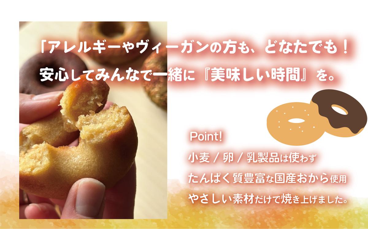 とうふやたかはし おからドーナツ 4種食べ比べ【10個セット】 [DE010ya]