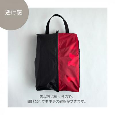 ふるさと納税 名古屋市 【Lサイズ・赤】軽量ナイロン登山靴ケース　　シューズケース　着替えポーチ |  | 01