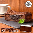 【ふるさと納税】ガトーショコラ 1本 300g 無添加 手作り チョコレート ケーキ フランス料理店 お取り寄せ