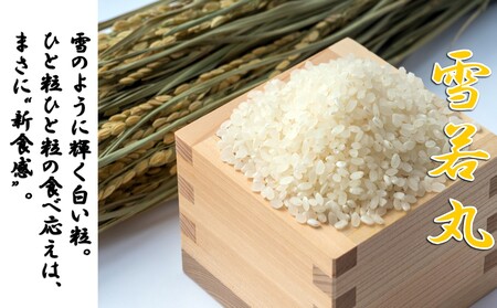 【令和６年新米 先行予約】雪若丸10kg（5kg×2袋）　安心安全なおぐに木酢米　～新嘗祭献穀農家の米～