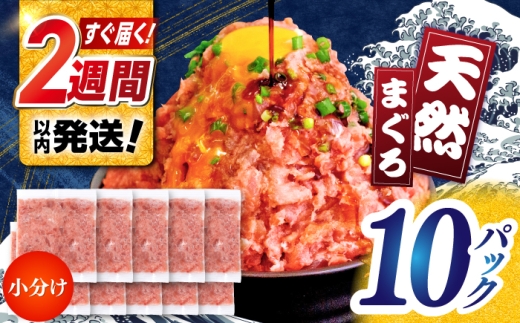 まぐろたたき丼 約65g×10セット ネギトロ マグロ 高知 海鮮丼 天然 まぐろ マグロ ねぎとろ ネギトロ丼 鮪 まぐろたたき 刺身 海鮮 丼もの 詰め合わせ セット 冷凍 食品  【株式会社 七和】 [ATAX002]