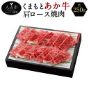 【ふるさと納税】くまもとあか牛 肩ロース焼肉 約250g あか牛 赤牛 あかうし 和牛 牛肉 熊本県産 九州産 冷凍 送料無料