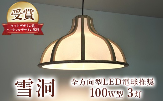 
            雪洞　No.12　生地仕上げ　DTS│ ふるさと納税 信州 長野県 松本市 照明器具 吊り下げ器具 (ペンダント) インテリア 家具
          