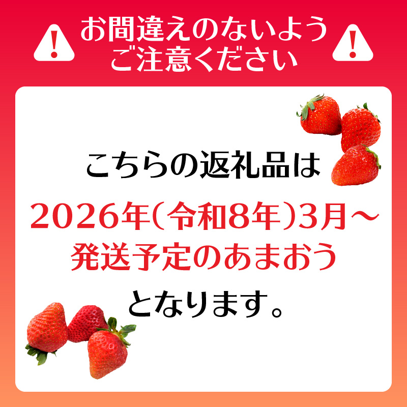 【2025年3月配送開始】福岡・博多名物ブランドいちご「あまおう」 DX（デラックス）4パック 合計約1,080g＜配送不可：北海道・沖縄・離島＞