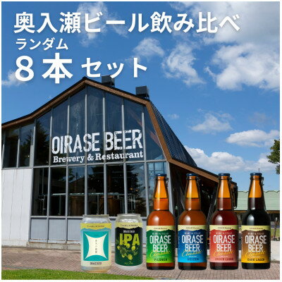 【ふるさと納税】奥入瀬ビール(クラフトビール)ランダム飲み比べ8本セット【配送不可地域：離島】【1626867】