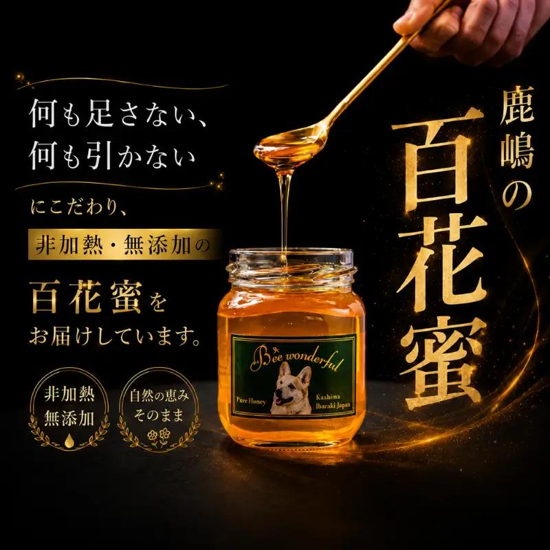 はちみつ 百花蜜 7月蜜 50g×10個 非加熱 産地直送 国産 一期一会 はちみつ 鹿嶋市