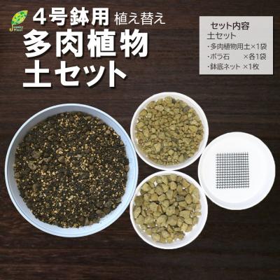 ふるさと納税 山口市 培養土　【植え替え土セット】　多肉植物の土 E102