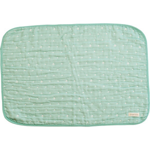 アンジェロラックス　６重ガーゼ スタイ＆ガーゼケットＳセット_袋入：ミントブルー【G0622】_1665665