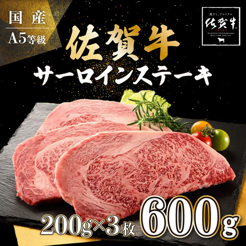 200g×3枚 佐賀牛サーロインステーキ D-657