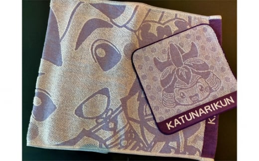 かつなりくんタオルセット ／ マスコットキャラクター グッズ 愛知県 No.229