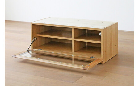 【開梱設置】高野木工 ASTER SET4 アスター 120TV天板 + 90TVガラス扉 + 30TVチェスト オーク【10年保証】