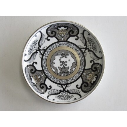 ARITA PORCELAIN LAB(アリタポーセリンラボ) JS古伊万里草花紋・ペアカップ＆ソーサー  有田焼 モダン スタイリッシュ モノトーン コーヒー 紅茶 A95-18_イメージ3