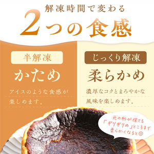 バスクチーズケーキ【A5-479】チーズケーキ とろ〜り スイーツ パーティー 記念日 バースデー 贈り物