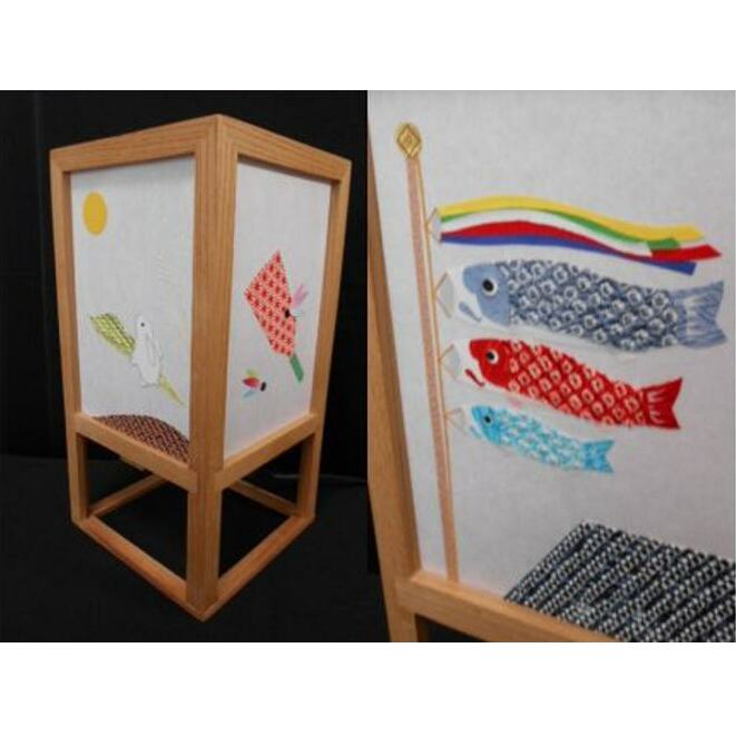 着物生地で作ったおしゃれな行灯（あんどん） 春夏秋冬 099H265_イメージ4