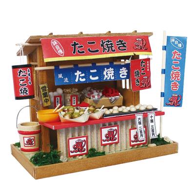 ふるさと納税 池田市 昭和屋台キット たこやき屋 ドールハウスキット