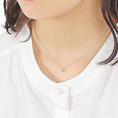 ふるさと納税 大月市 VS 0.1CT ダイヤモンド ペンダント P495DI-2 |  | 03
