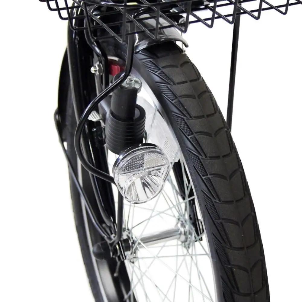 ノーパンク Belvedere Black 送料無料 全国配送離島含│自転車 完成品 組み立て不要 折りたたみ自転車 武田産業