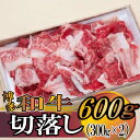 【ふるさと納税】博多和牛切落し600g（300g×2）.B276