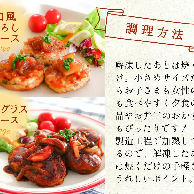 牛タン入り ハンバーグ 【 30g × 20枚 】 鶏肉 肉 国産 牛タン入 冷凍  おかず お弁当 お手軽 簡単調理 宮城県 石巻市 宮城 石巻